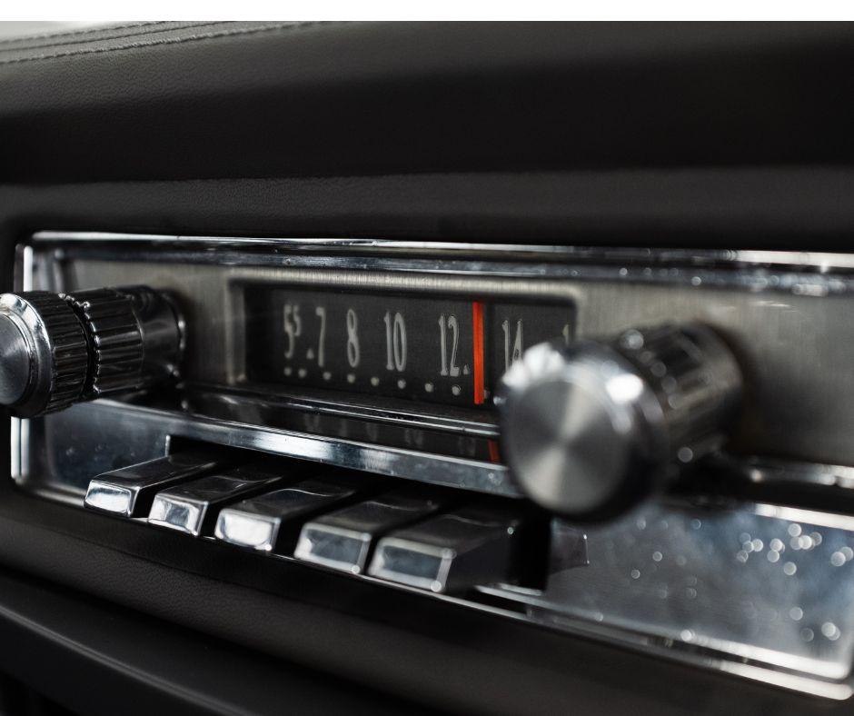 Old car radio